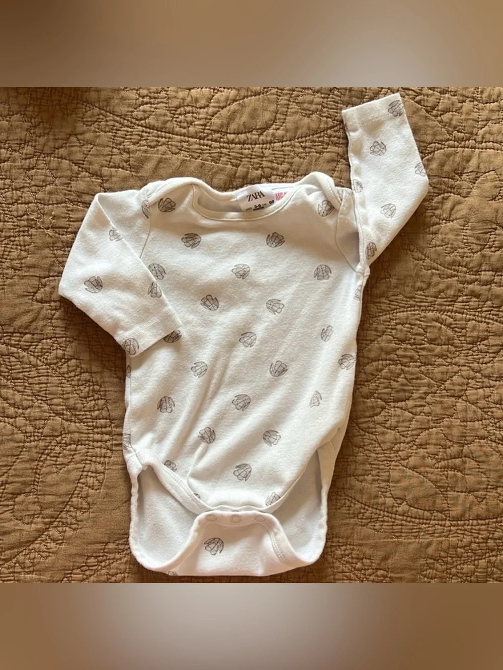 Zara Baby Neutral Onesie and Leggings Set Bundle